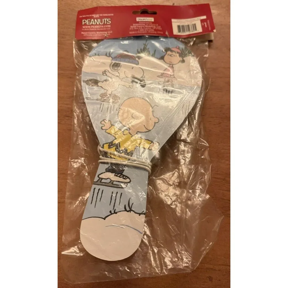 Peanuts Paddle Ball Snoopy Charlie Brown Lucy‎ Christmas Themed New